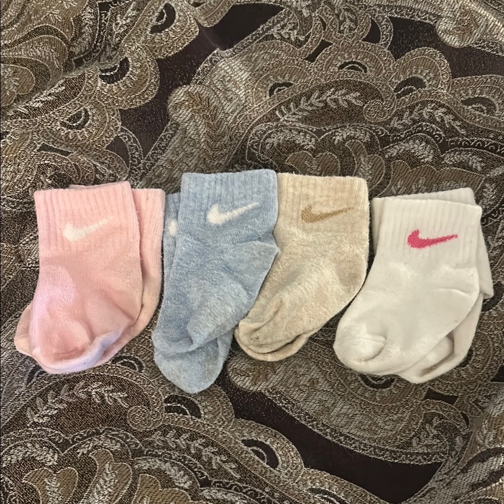 Nike Toddler Sock Collection - Pink, Blue, Cream, White